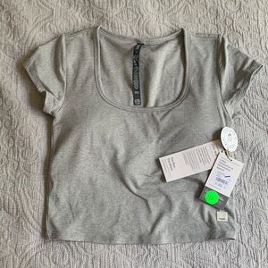 Vuori Hali Crop Pale Grey